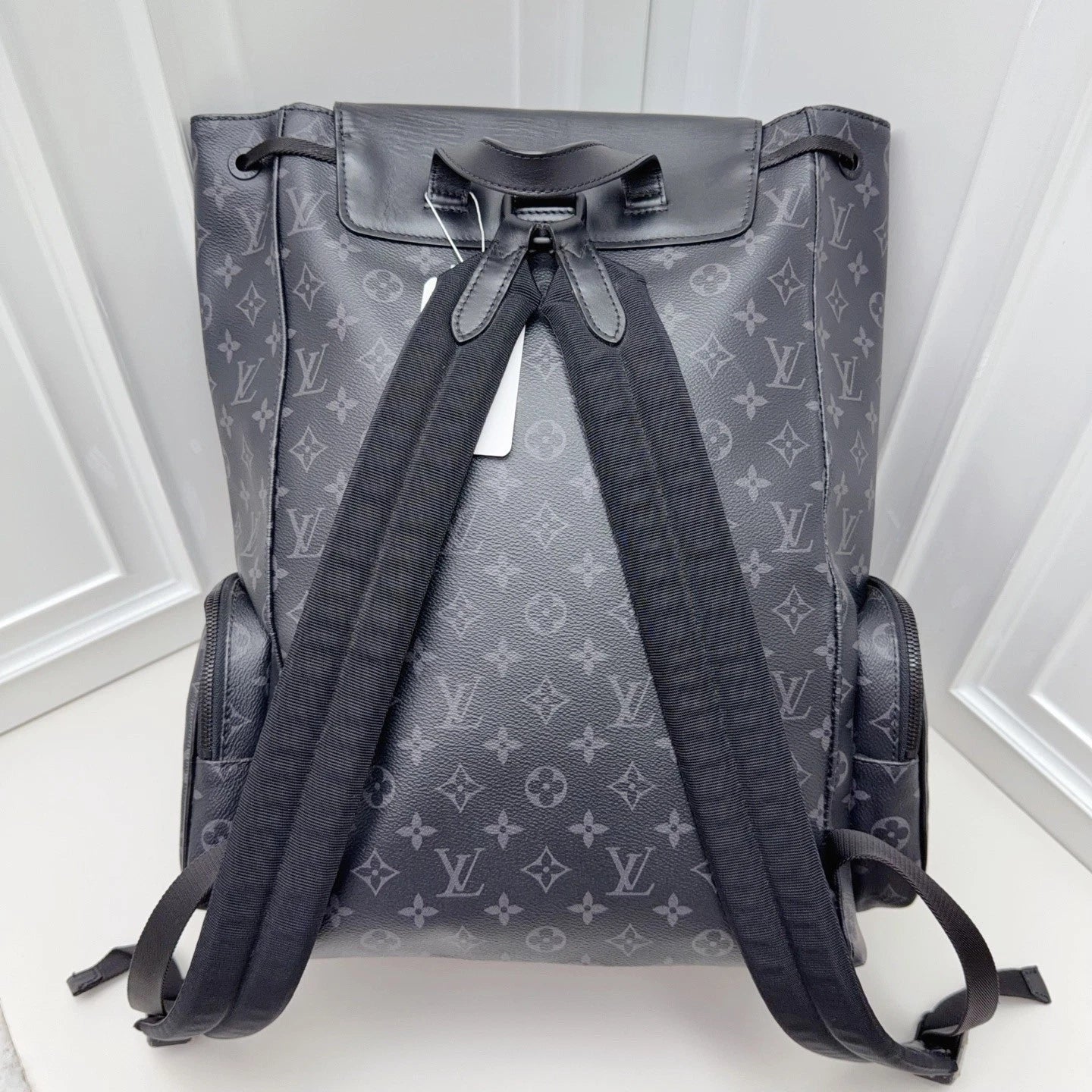 Louis Vuitton Black Monogram Eclipse Men's Backpack Classic