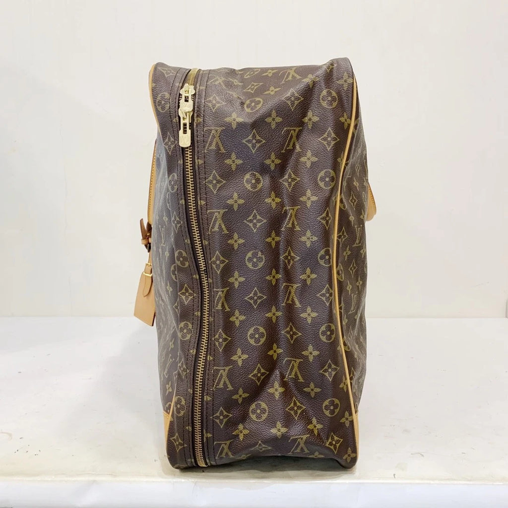 Louis Vuitton Sirius Monogram Handbag Brown Gold Unisex Adults Classic