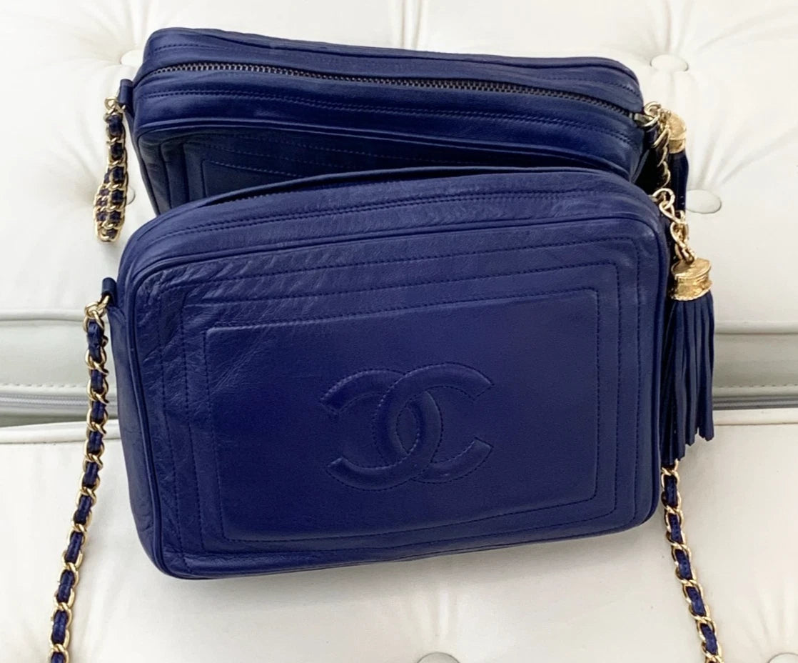 Chanel Tassel Calfskin Chain Camera Bag Shoulder Bag Crossbody Bag Women S