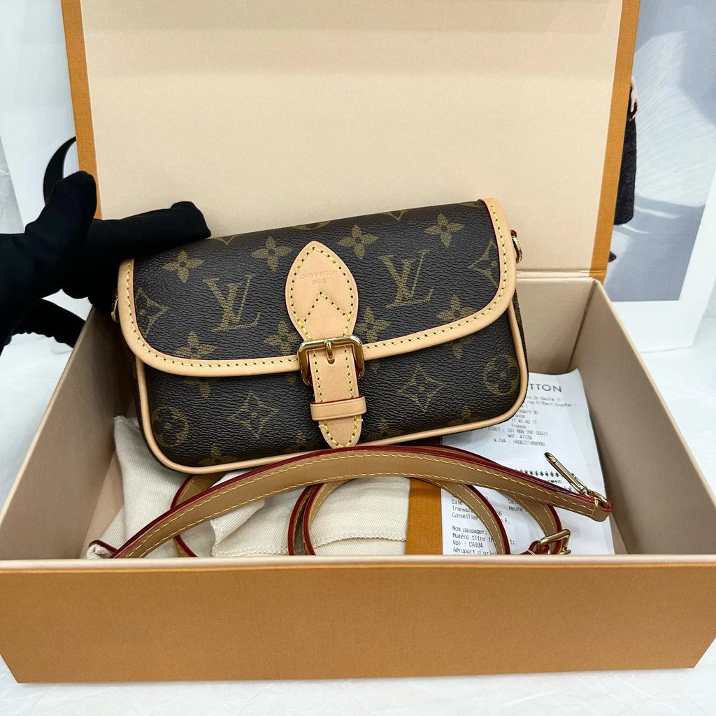 Louis Vuitton Monogram Canvas Diane Nano Shoulder Bag For Women