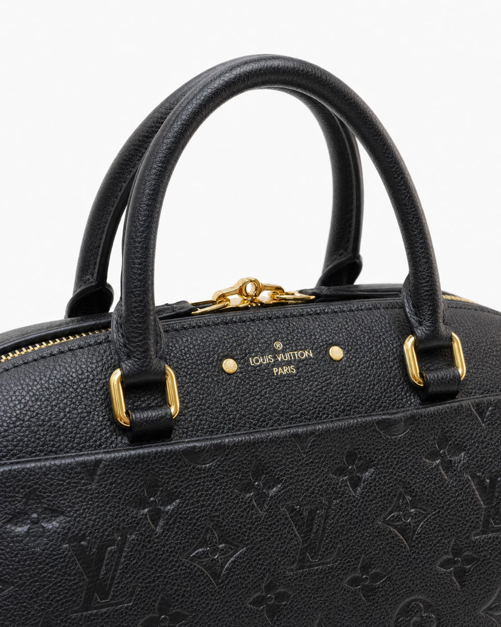 Louis Vuitton Speedy25 Monogram Black Empreinte 2Way Top Handle Crossbody GHW