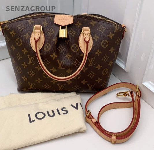 Louis Vuitton Boetie Monogram Handbag Crossbody Bag Women Brown Almost Brand new