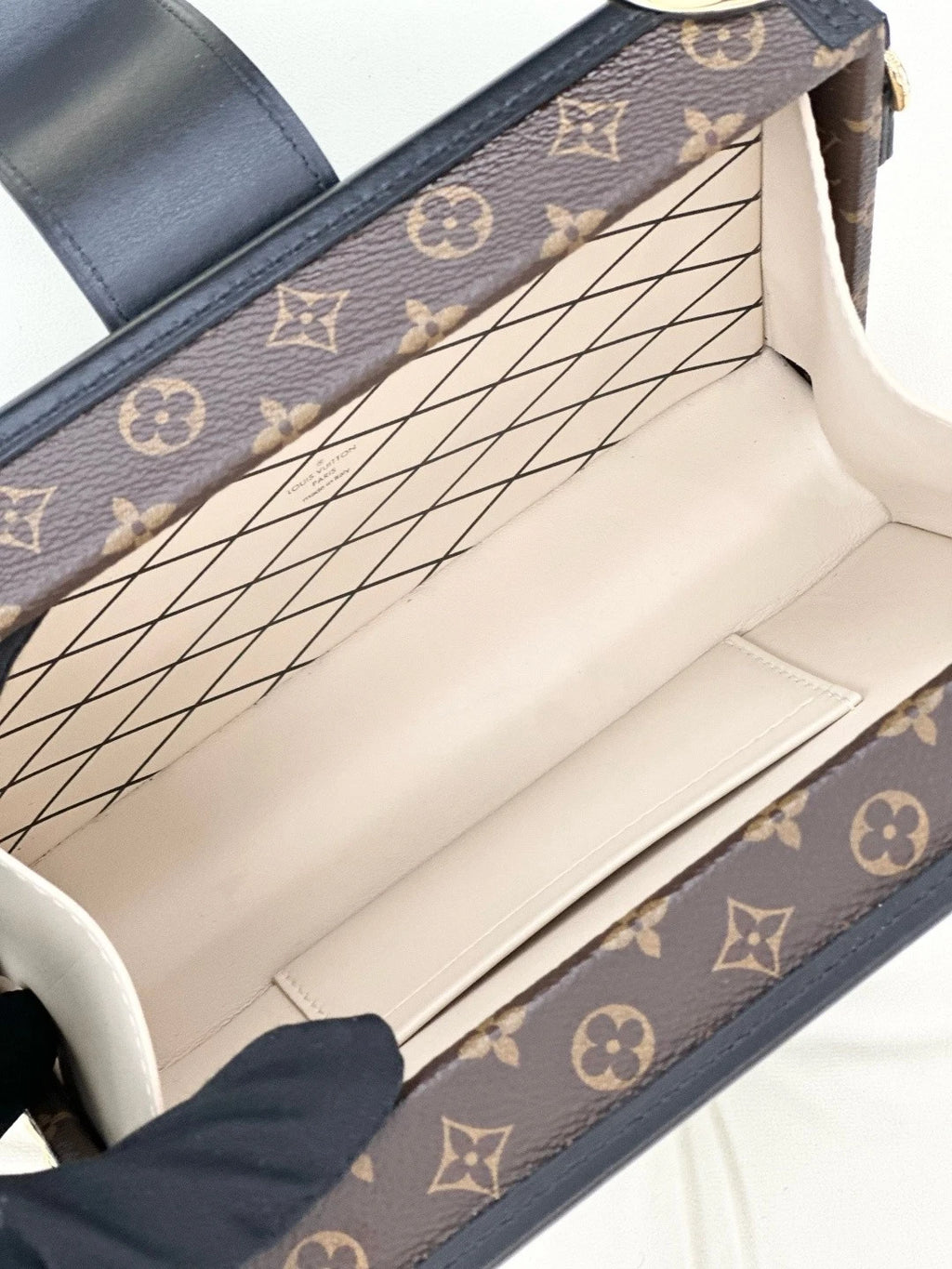 Louis Vuitton S-Lock Monogram Shoulder Crossbody Bag Brown Gold Women S