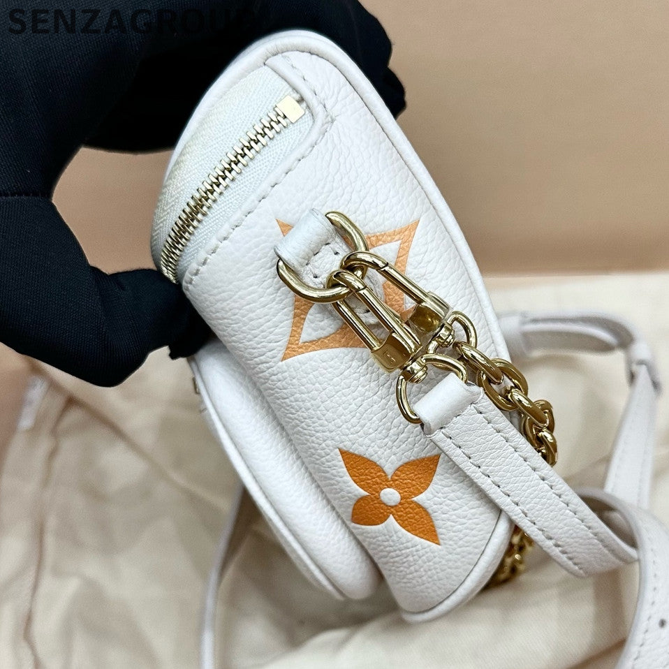 Louis Vuitton Mini Bumbag in White - Classic Women's Crossbody Bag