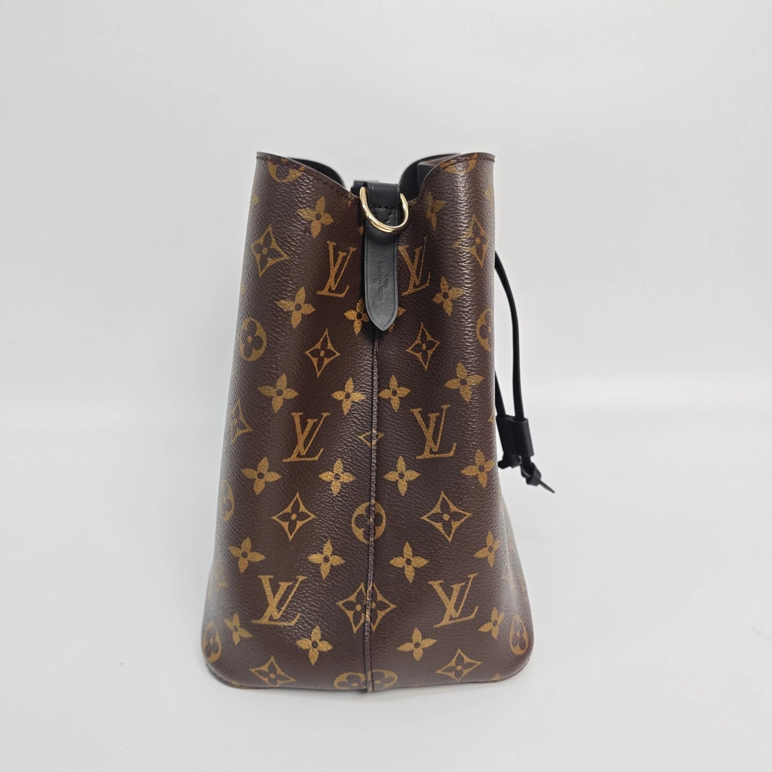 Louis Vuitton NEONOE Canvas Black Medium Bucket Bag For Women