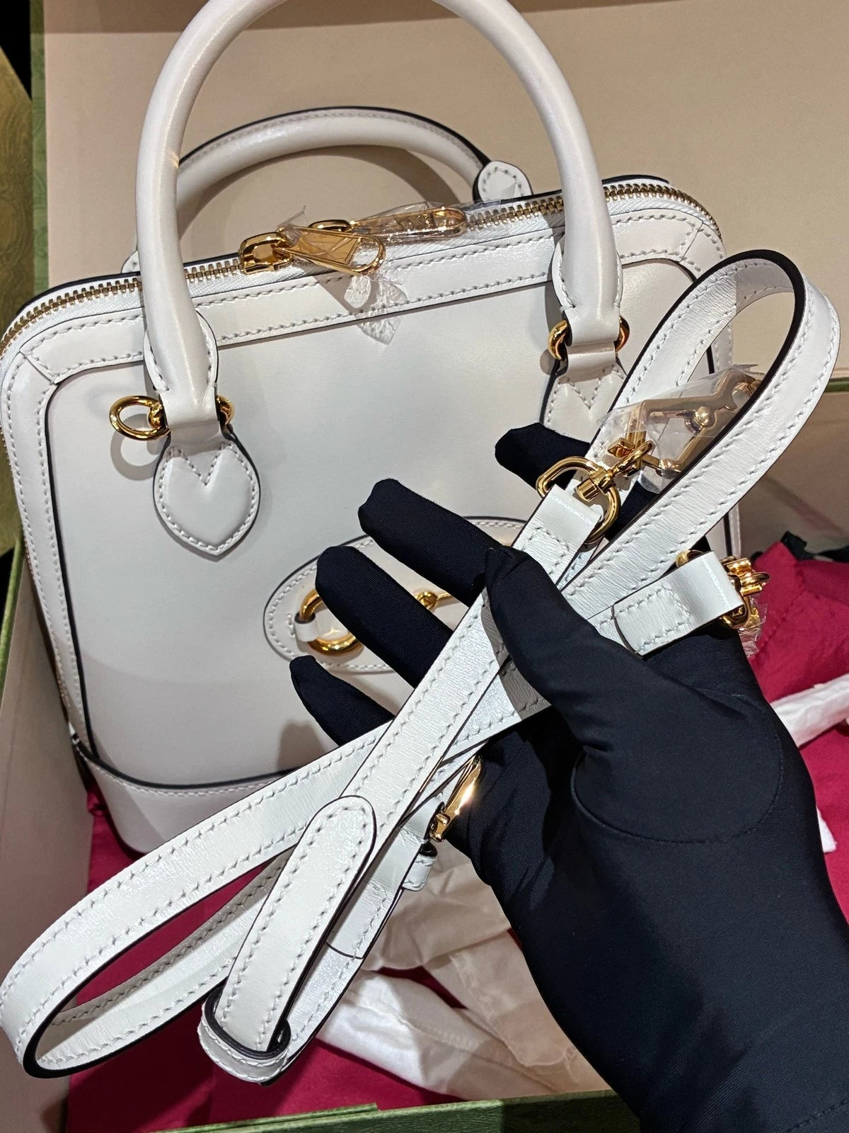 GUCCI 1955 Small Shell Shoulder Bag For Women