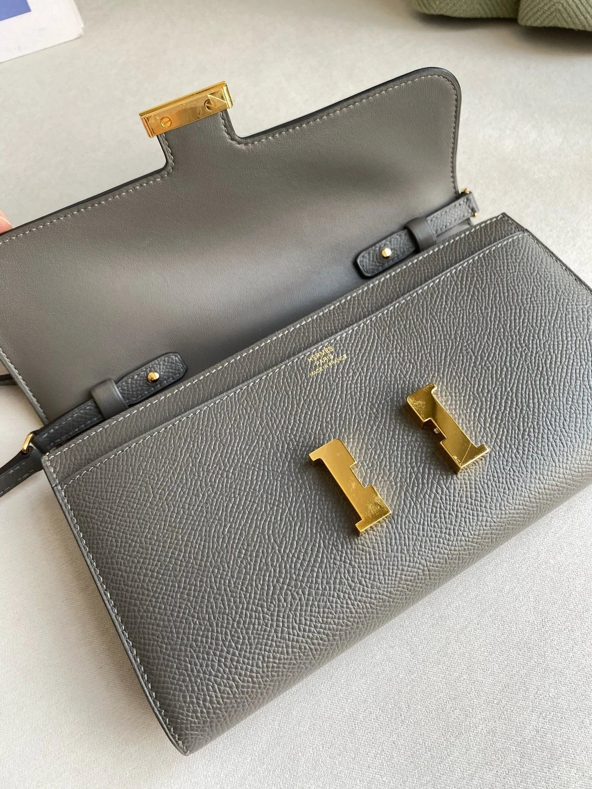 Hermes Constance ToGo Epsom Leather Shoulder Bag For Women