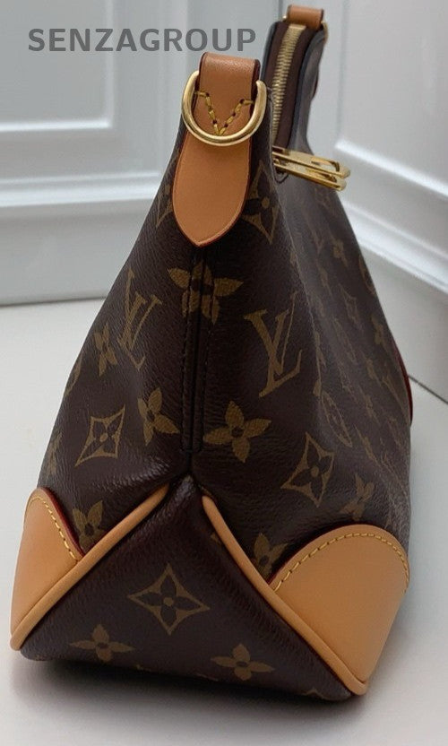Louis Vuitton Monogram Chain Shoulder Bag Crossbody Brown Used Women Classic