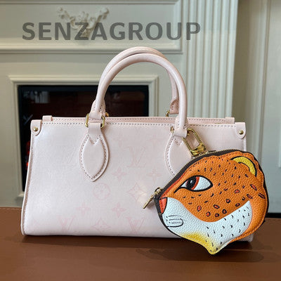 Louis Vuitton ONTHEGO EAST WEST Pink Gold Clasp Tote Bag