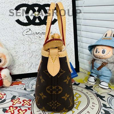 Louis Vuitton Monogram Neverfull BB Tote Shoulder Bag Classic Women