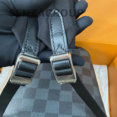 Louis Vuitton Damier Graphite Campus Backpack Grey Silver Unisex Classic