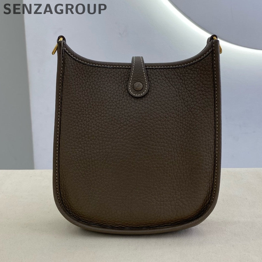 Hermès Evelyne 16 Mini Bag in Gris Etain with Gold Hardware