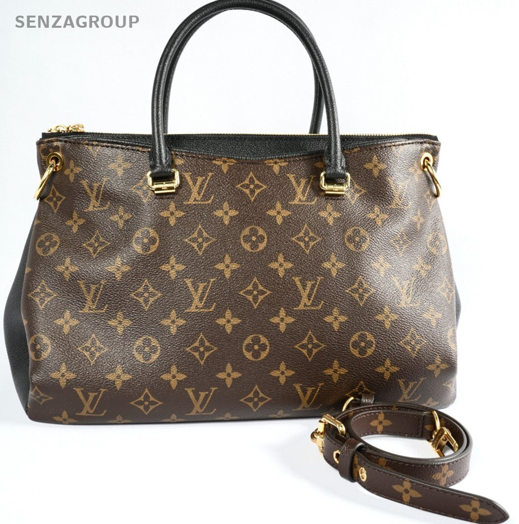 Louis Vuitton Pallas MM Monogram 2way Shoulder bag  Handbag Women Classic