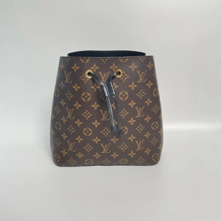 Authentic Louis Vuitton Monogram Canvas Brown Bucket Bag Women