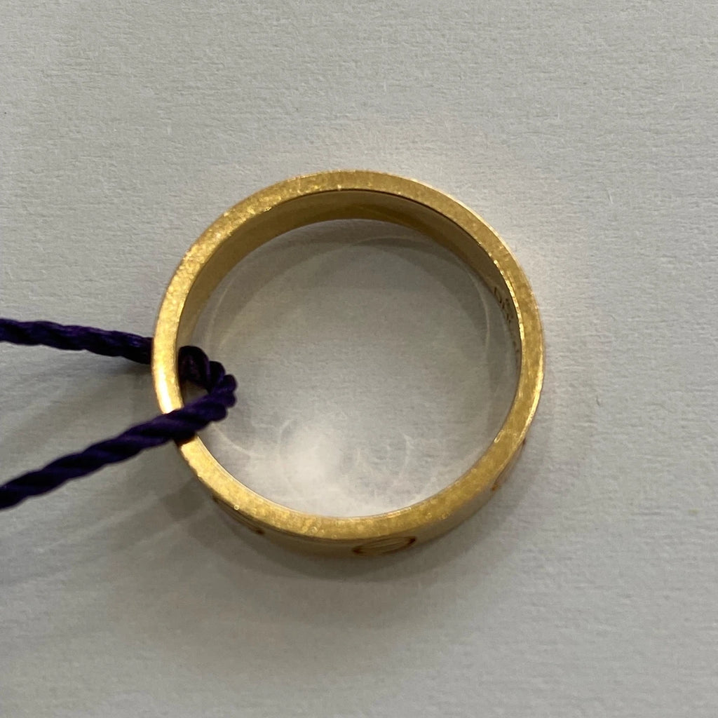 Cartier Love Small Ring Rose/Pink Gold 18k Wedding Band EU48/US4.5