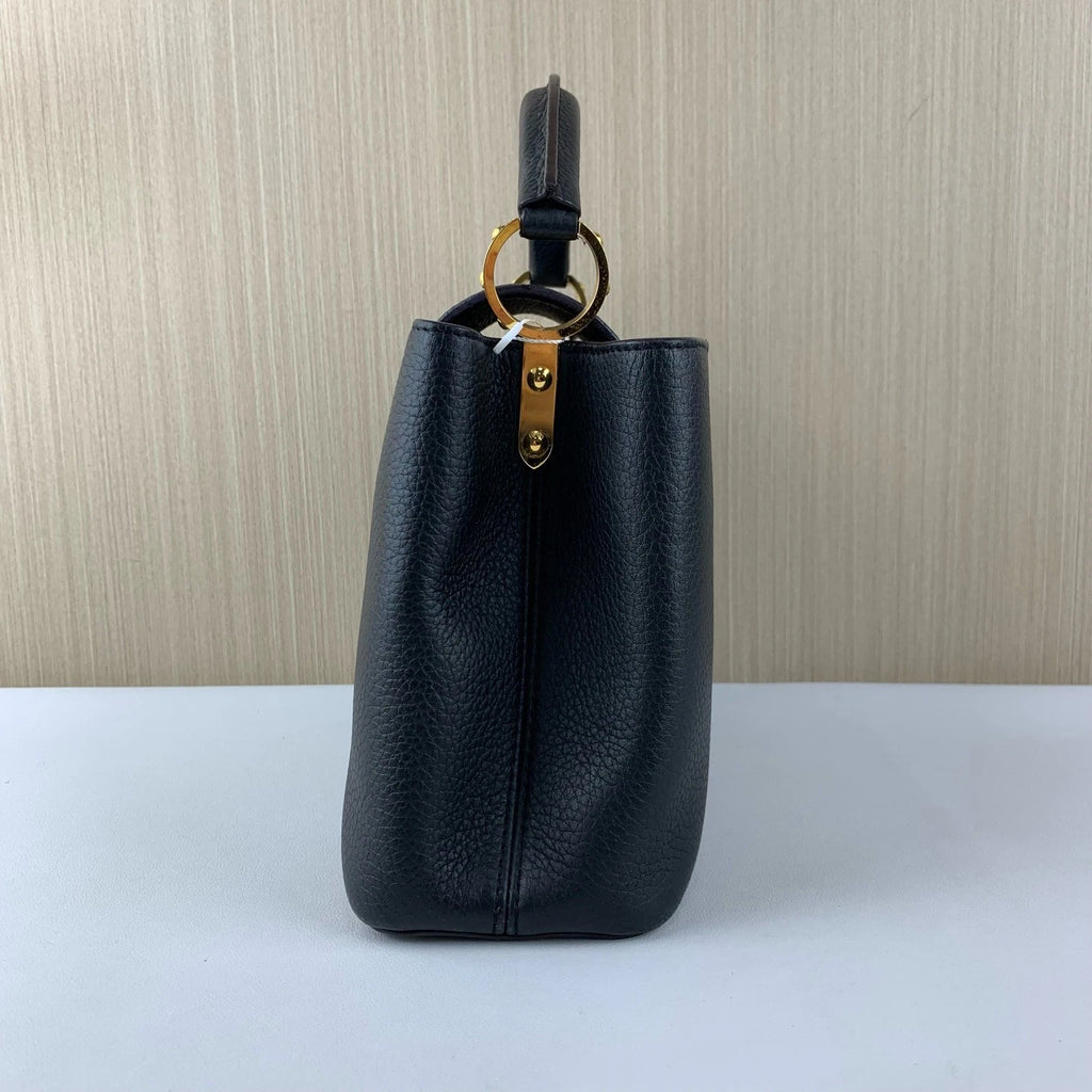 Louis Vuitton Capucines BB Black Calfskin Handbag Crossbody Bag