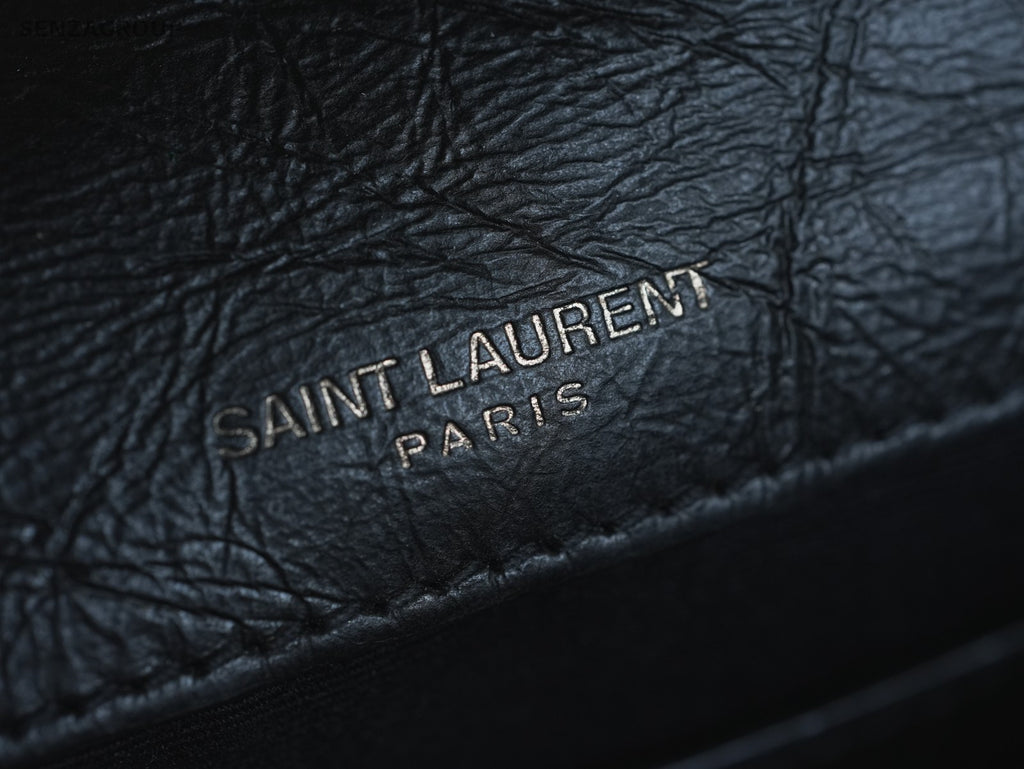 Saint Laurent YSL Niki medium Black Leather Shoulder Crossbody bag