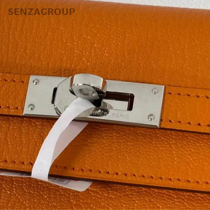 SJ0001 Hermes leather wallet Hermès Kelly Chevre