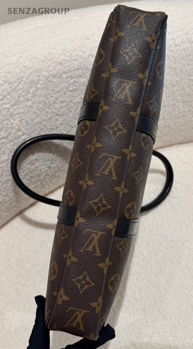 Louis Vuitton Briefcase Top Handle Monogram Handbag 2way Shoulder bag Brown