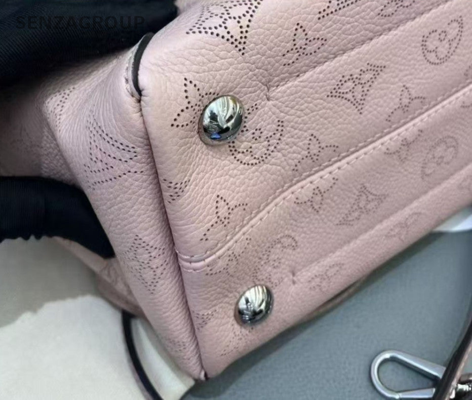 Louis Vuitton Hina PM Monogram Calfskin 2way Shoulder Handbag Women Pink
