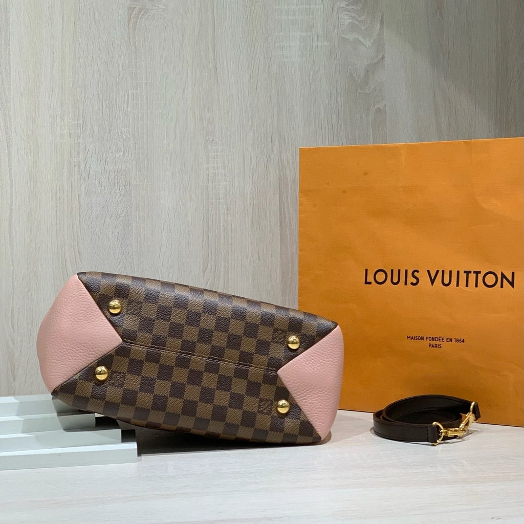 Louis Vuitton Brittany Damier Canvas Pink Handbag Crossbody Women