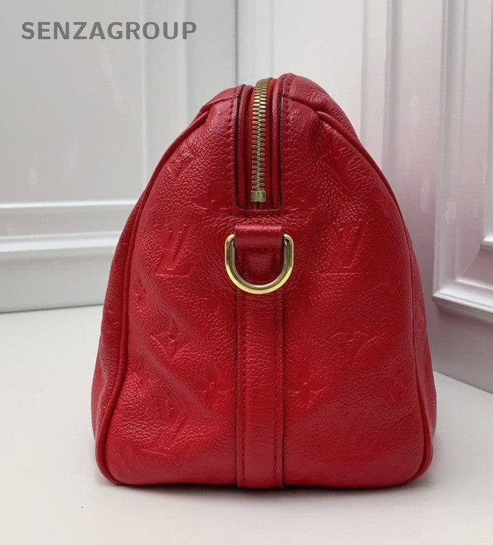 Louis Vuitton speedy25 Handbag Shoulder Crossbody Bag Women Red