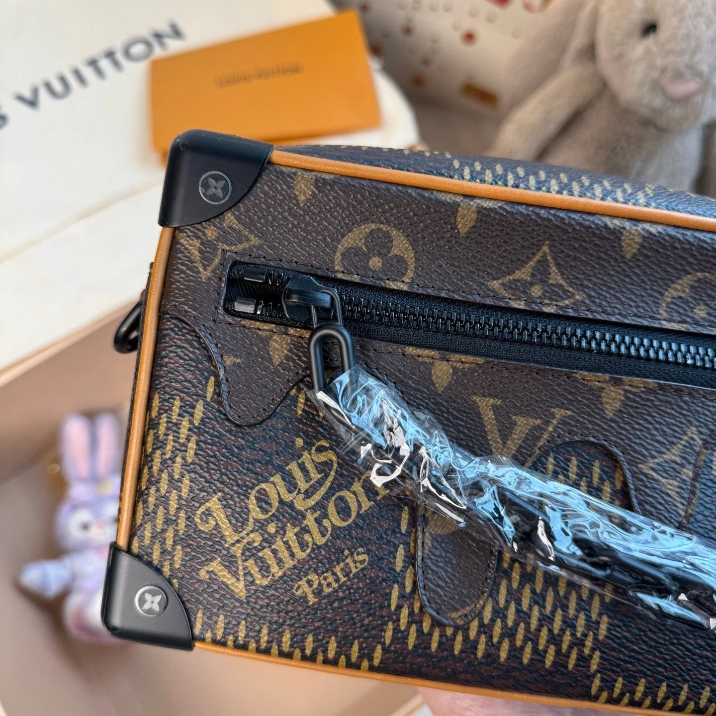 Louis Vuitton x Nigo Canvas Mini Soft Trunk Box Bag For Women