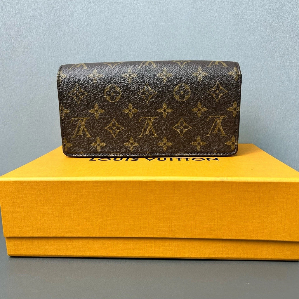 Louis Vuitton Canvas Monogram Lily WOC Shoulder Crossbody Bag For Women