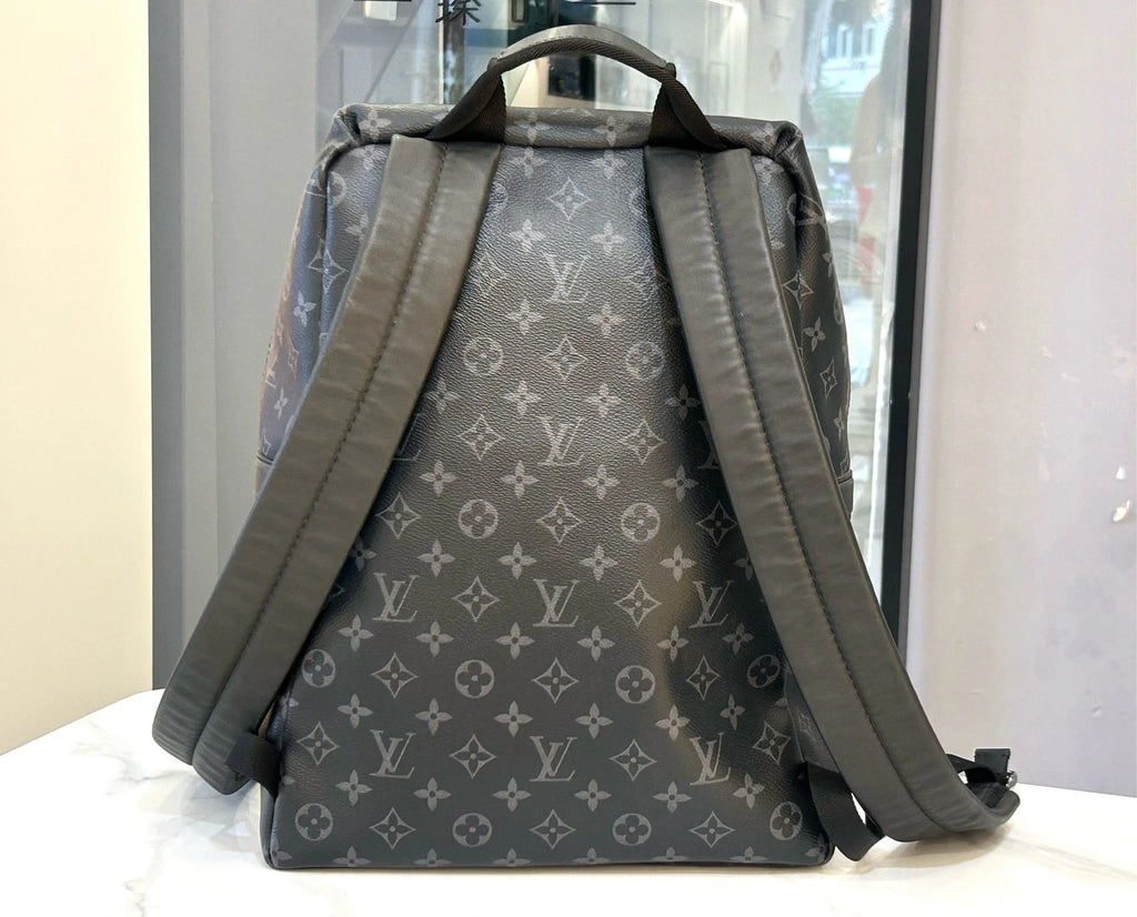 Louis Vuitton Black Canvas Discovery Backpack For Unisex