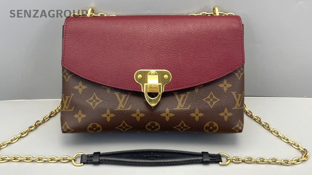 Louis Vuitton Saint Monogram Chain Strap Shoulder bag Purple Red Women