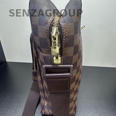 Louis Vuitton Vintage Brown Gold Men's Shoulder Crossbody Bag Classic