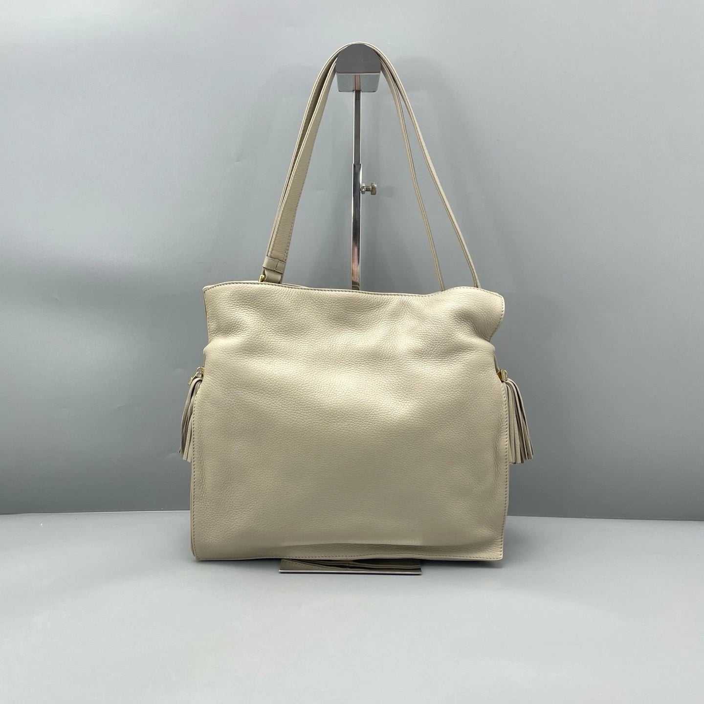 Loewe Flamenco Bucket Bag For Women Light Gray