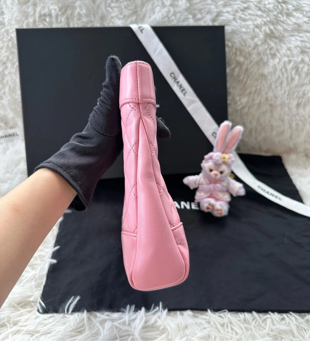 CHANEL 31Bag Mini Sakura Pink Detachable Chain Handbag Crossbody Women