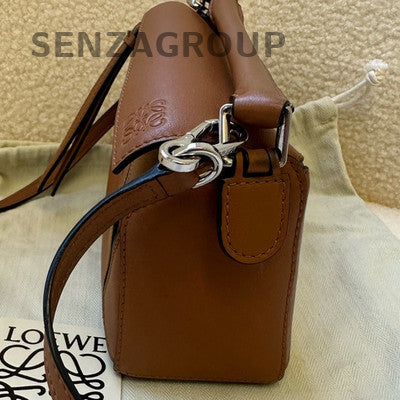 Loewe Puzzle Mini Bag in Caramel Calfskin Leather - Shoulder Crossbody