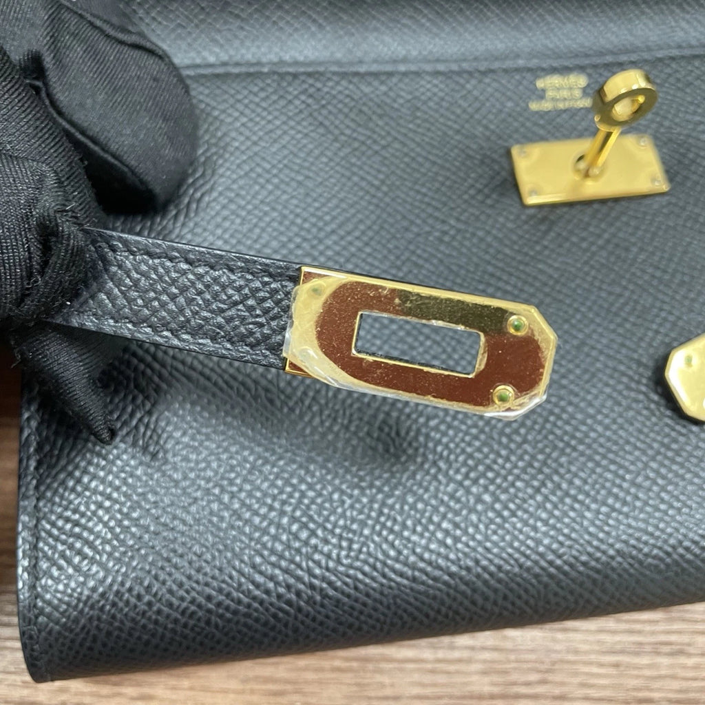 Hermès Kelly Long Wallet Black Women Classic