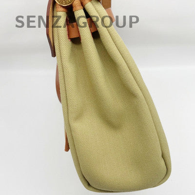 Hermes Herbag 31 Yellow Brown Gold Buckle Handbag Crossbody Bag Women