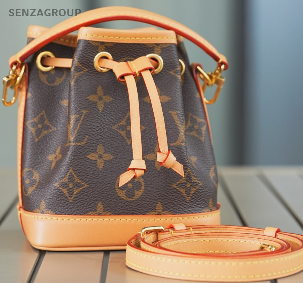 Louis Vuitton Monogram Coated Canvas Nano Noe  Crossbody Bag Almost Brand NEW