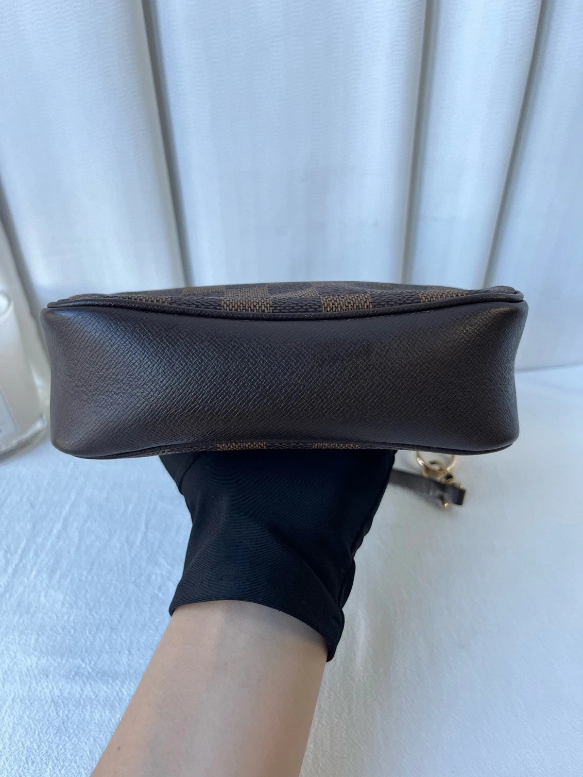 Louis Vuitton Brown Canvas Handbag Shoulder Bag For Women