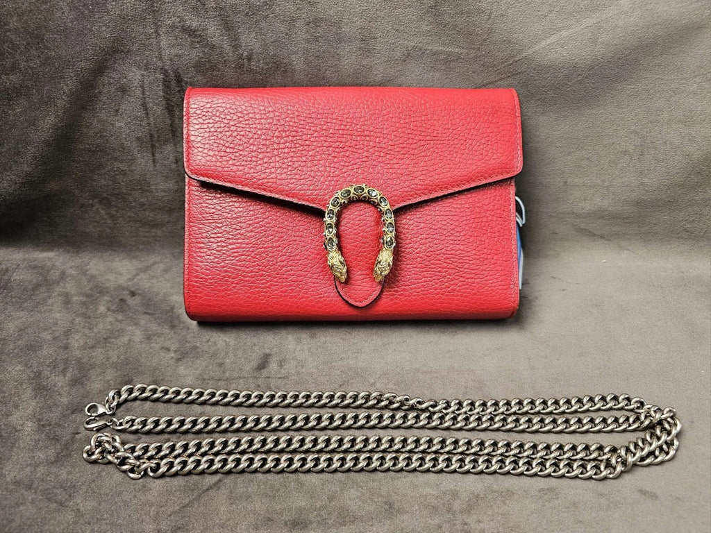 GUCCI Red WOC Shoulder Crossbody Bag For Women