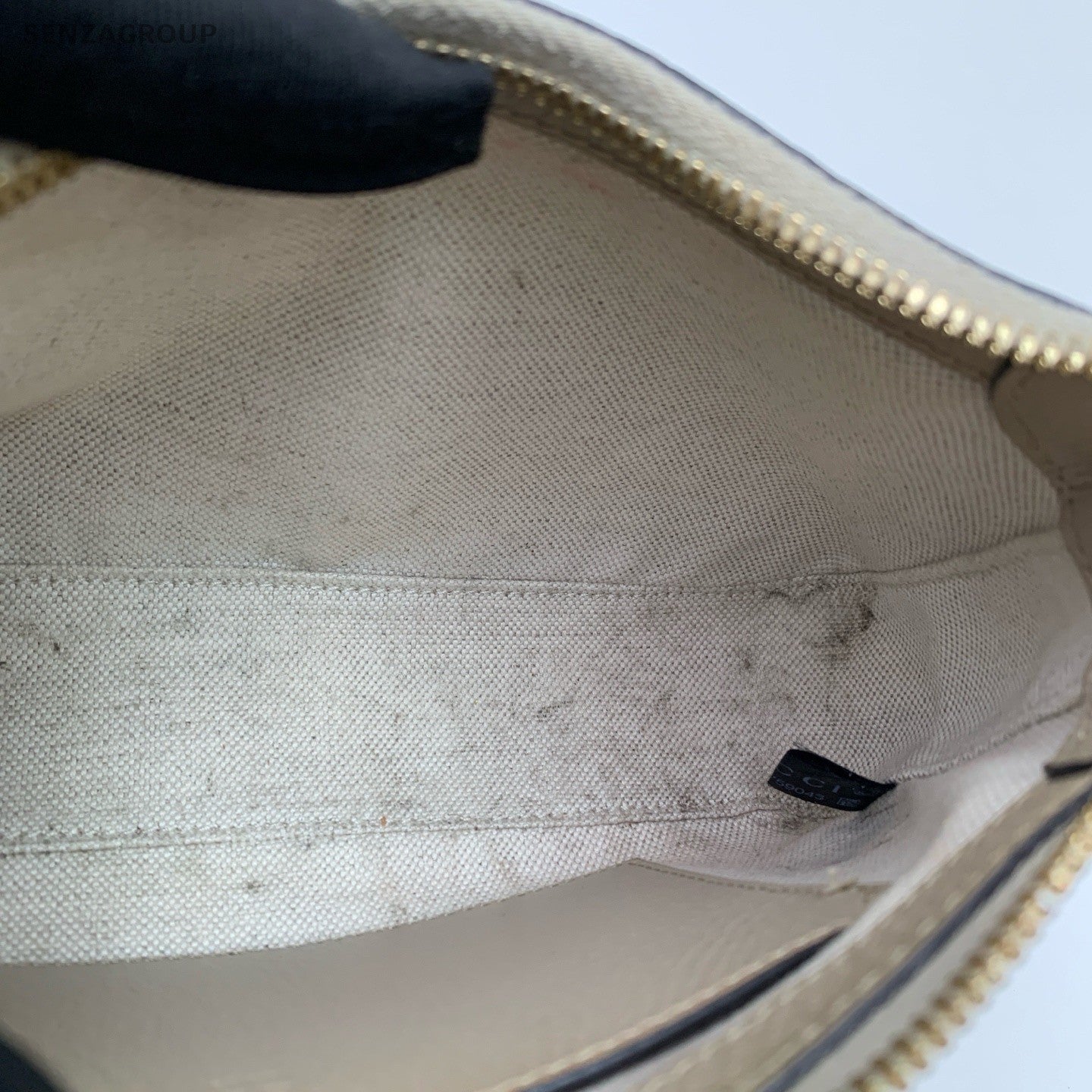 Gucci GG Ophidia Hobo Handbag Shoulder Bag Beige Gold Used Women Classic