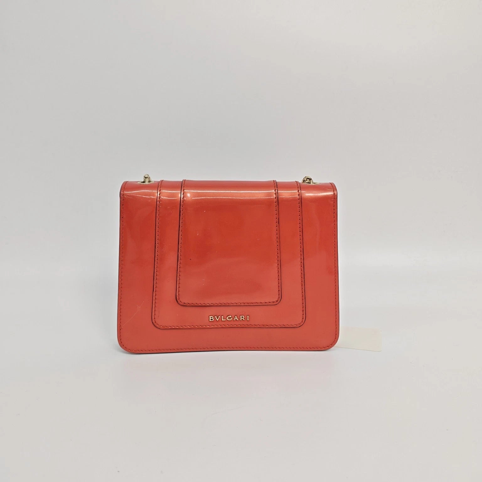 Bvlgari Serpenti Red Small Leather Shoulder Handbag Crossbody Bag For Women