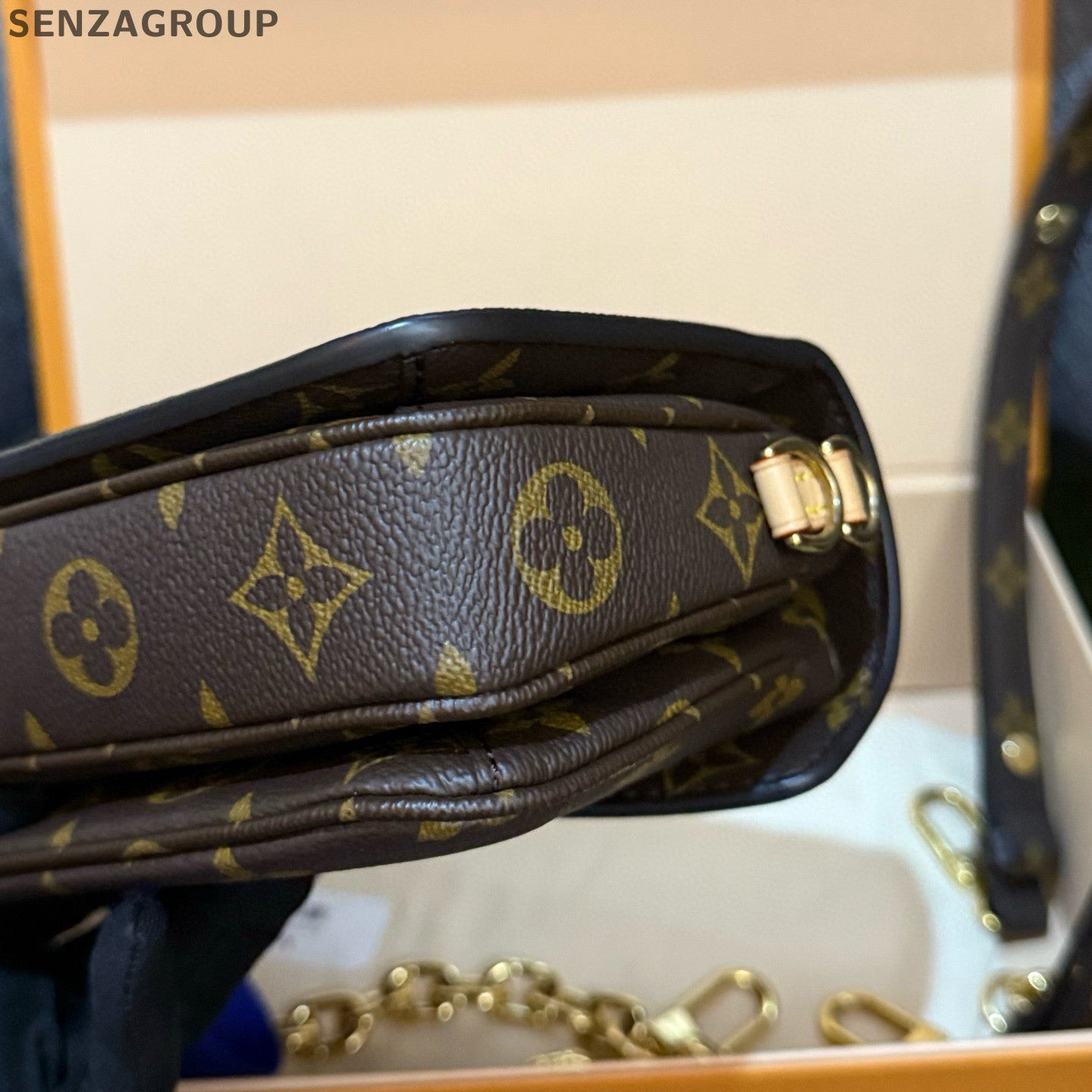 Louis Vuitton Monogram Pochette Metis Crossbody Bag Brown for Women
