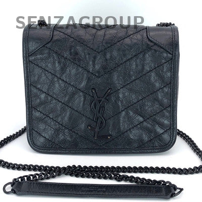 Saint Laurent YSL Niki Black Chain Shoulder Crossbody Bag Classic Women