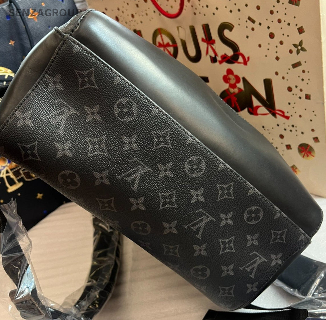 Louis Vuitton Explorer Backpack Black Monogram Drawstring Shoulder bag