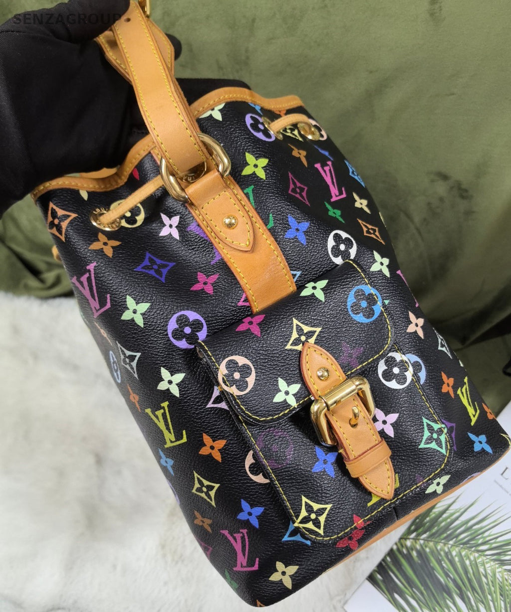 Louis Vuitton Noe MM Drawstring Bucket Colorful Shoulder bag Women