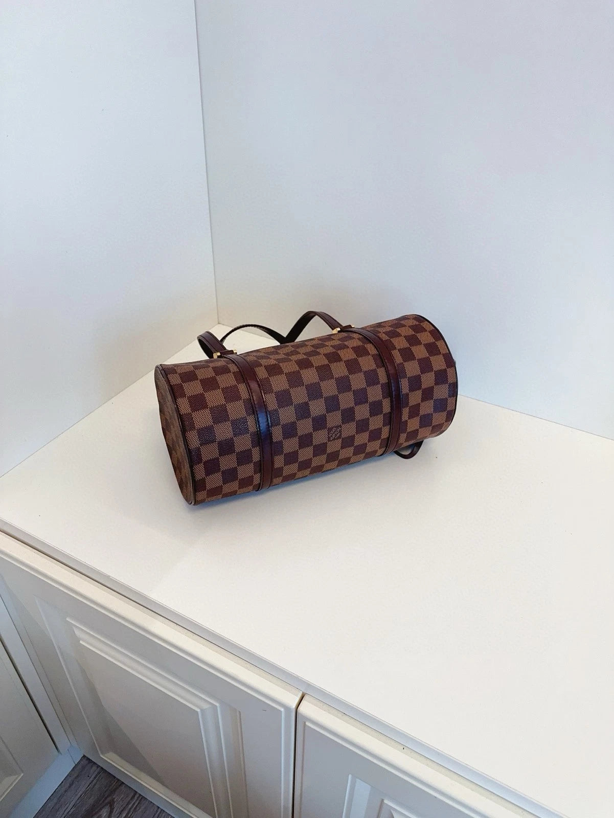 Louis Vuitton Damier Canvas Papillon30 2-in-1 Handbag For Women