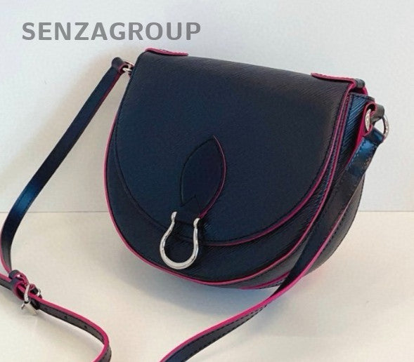 Louis Vuitton Saint Cloud Saddle Epi Leather Shoulder bag Crossbody Black Women