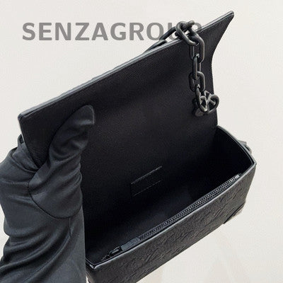 Louis Vuitton Steamer Black Monogram Messenger Bag - Unisex Classic