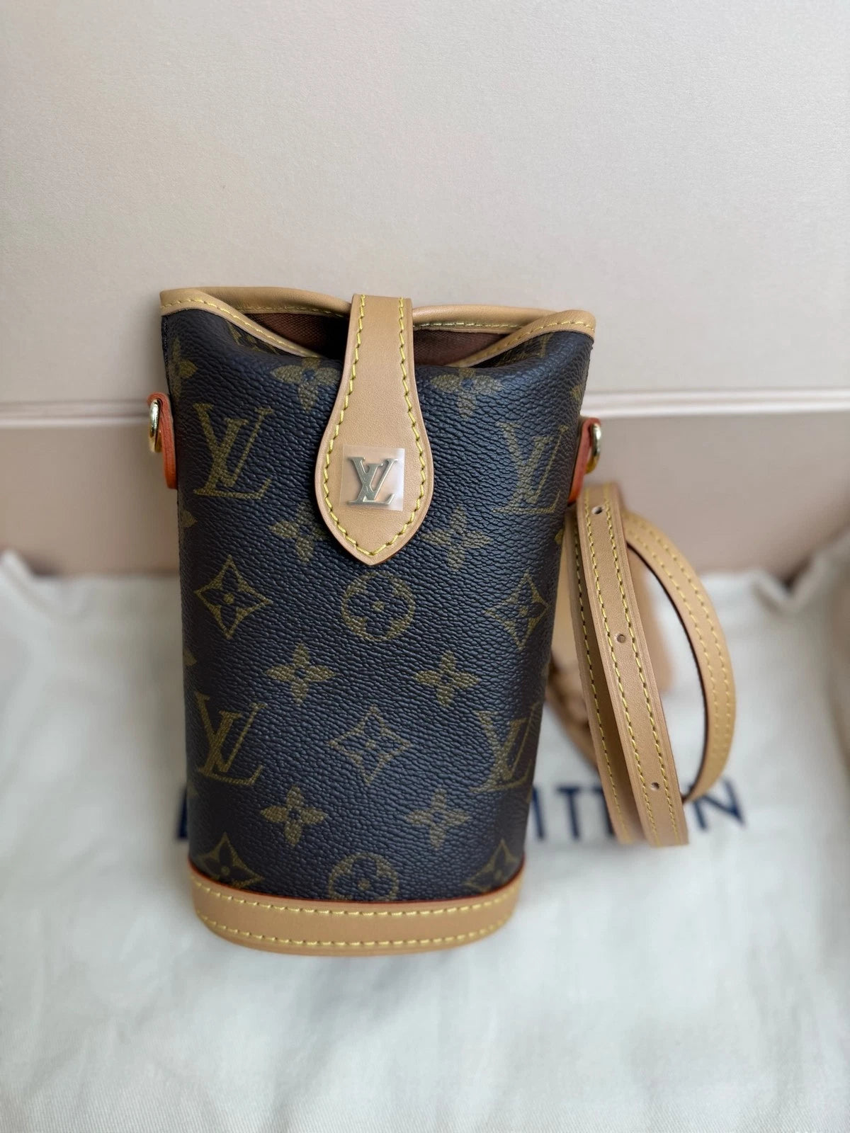 Louis Vuitton Fold Me Pouch Mini Monogram Canvas Crossbody Bag