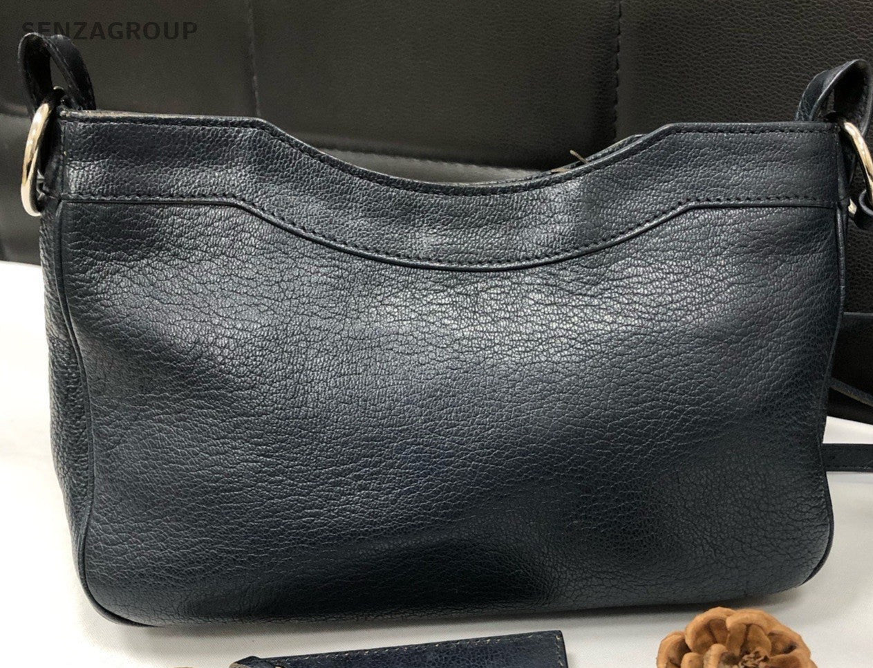 Balenciaga Smell 2Way Shoulder Bag Crossbody Blue Used Women Classic